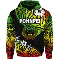 FSM Pohnpei Hoodie Unique Vibes Reggae LT8 - Wonder Print Shop