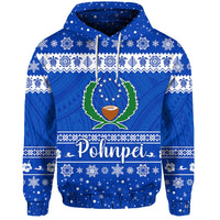 FSM Pohnpei Christmas Hoodie Simple Style LT8 - Wonder Print Shop