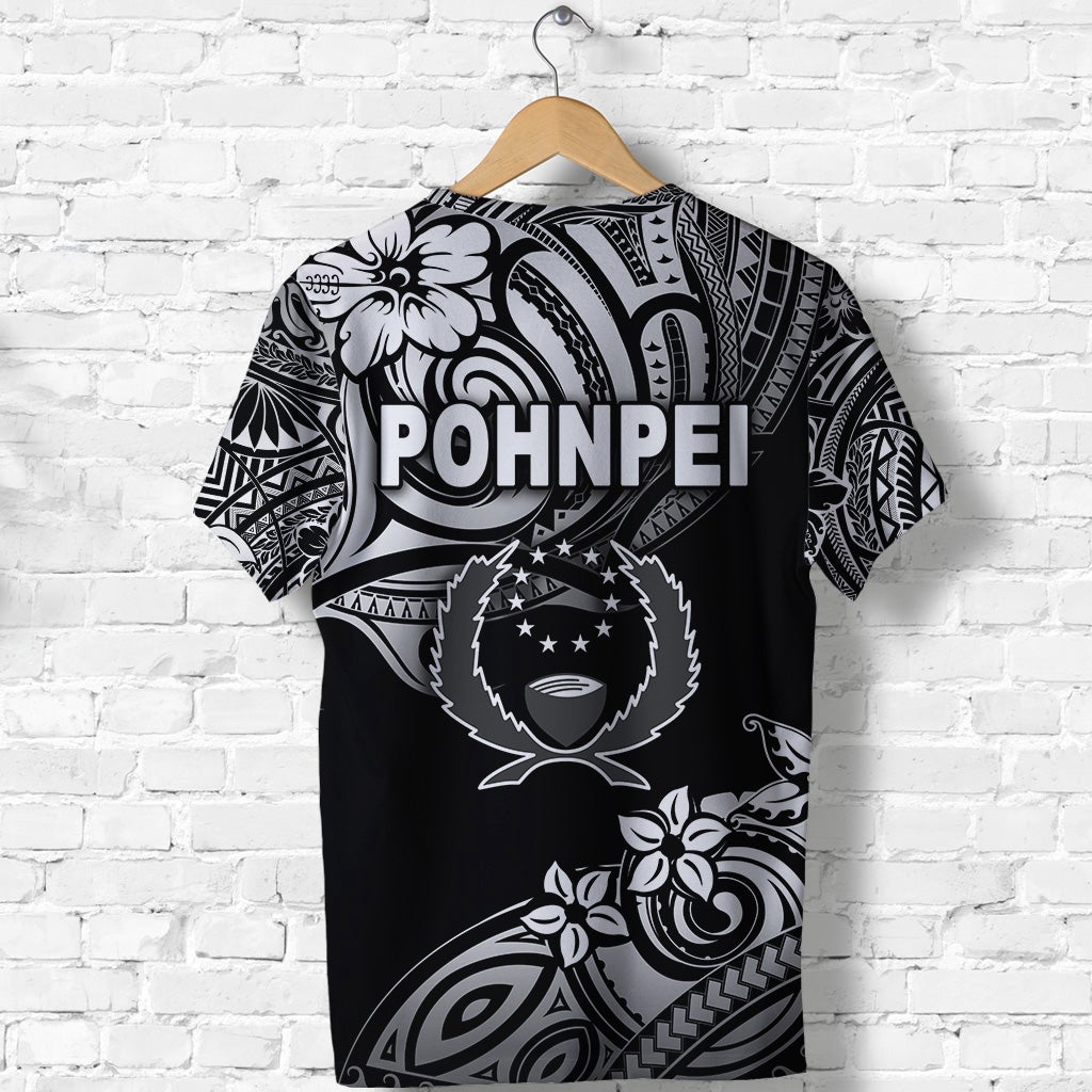 FSM Pohnpei T Shirt Unique Vibes Black LT8 - Wonder Print Shop