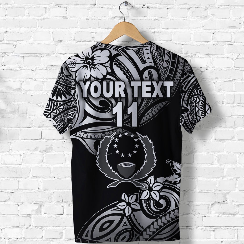 Custom FSM Pohnpei T Shirt Unique Vibes Black LT8 - Wonder Print Shop