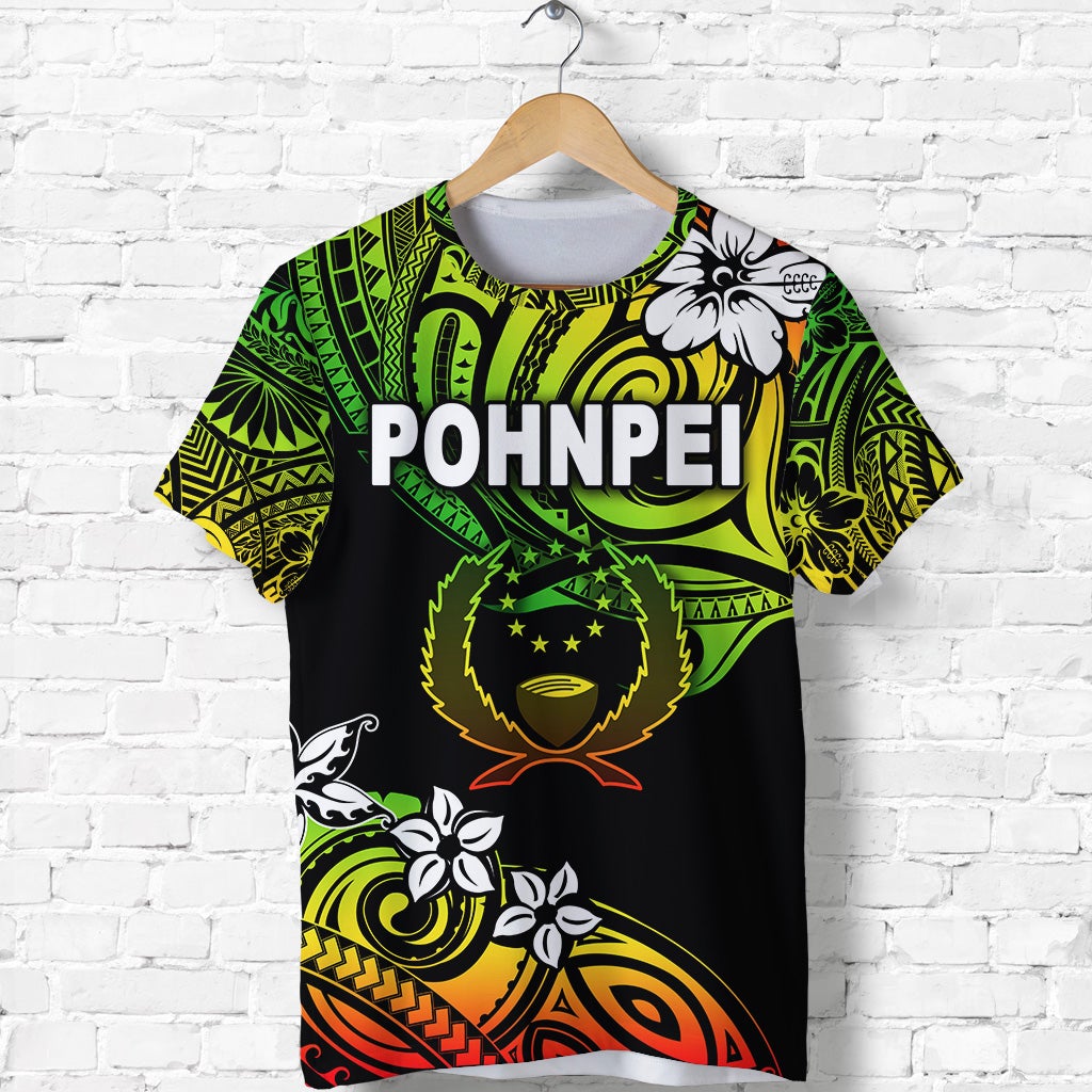 FSM Pohnpei T Shirt Unique Vibes Reggae LT8 - Wonder Print Shop