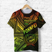 Custom FSM Pohnpei T Shirt Happy Independence Day Original Vibes Reggae LT8 - Wonder Print Shop