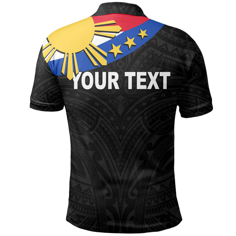 Custom Pilipinas Polo Shirt Simple Style Black LT6 - Wonder Print Shop