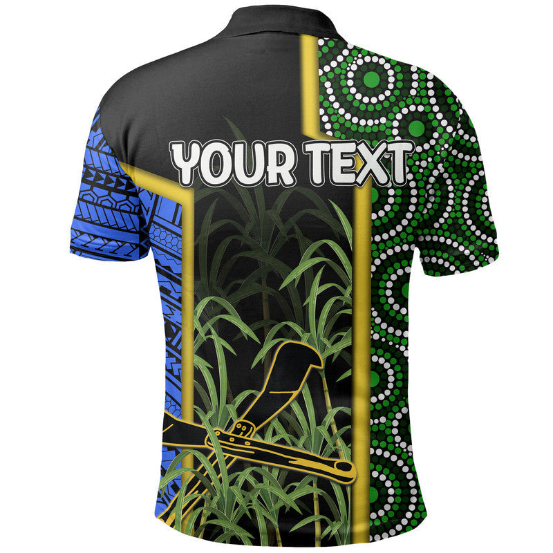 Custom South Sea Islanders Flag Style Polo Shirt Kanaka LT6 - Wonder Print Shop