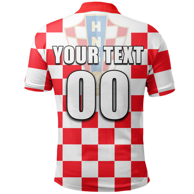 (Custom And Number) Croatia Soccer Champions In My Heart Polo Shirt LT6 - Wonder Print Shop