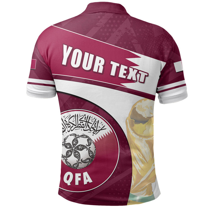 Custom Qatar Polo Shirt Football 2022 Basic Style LT6 - Wonder Print Shop