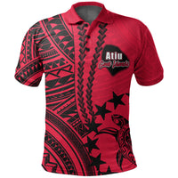Cook Islands Atiu Polynesian Polo Shirt LT6 - Wonder Print Shop