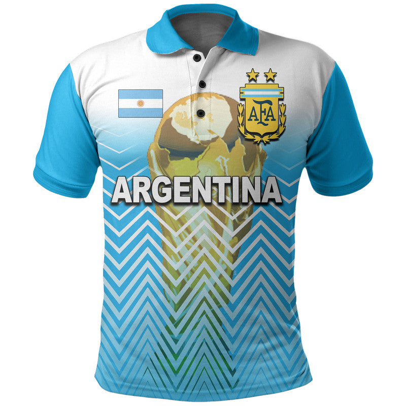 Custom Argentina Polo Shirt Football 2022 Sport Style LT6 - Wonder Print Shop
