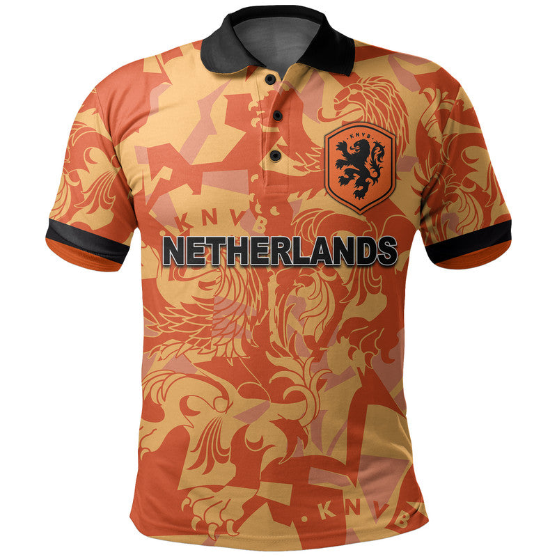 (Custom And Number) Netherlands Soccer Polo Shirt World Cup Champions LT6 - Wonder Print Shop