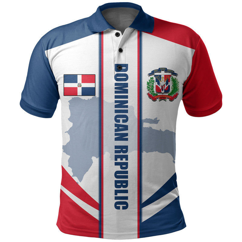 Custom Dominican Republic Polo Shirt Simple Vibe LT6 - Wonder Print Shop