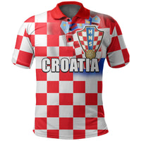 (Custom And Number) Croatia Soccer Champions In My Heart Polo Shirt LT6 - Wonder Print Shop