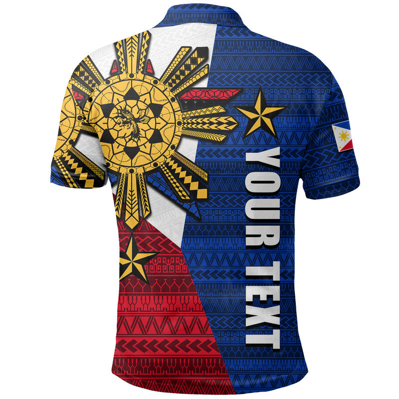 Custom Filipino Polo Shirt Tribal Flag Style LT6 - Wonder Print Shop