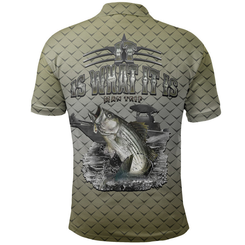 Custom Fishing Man Trip Polo Shirt LT6 - Wonder Print Shop