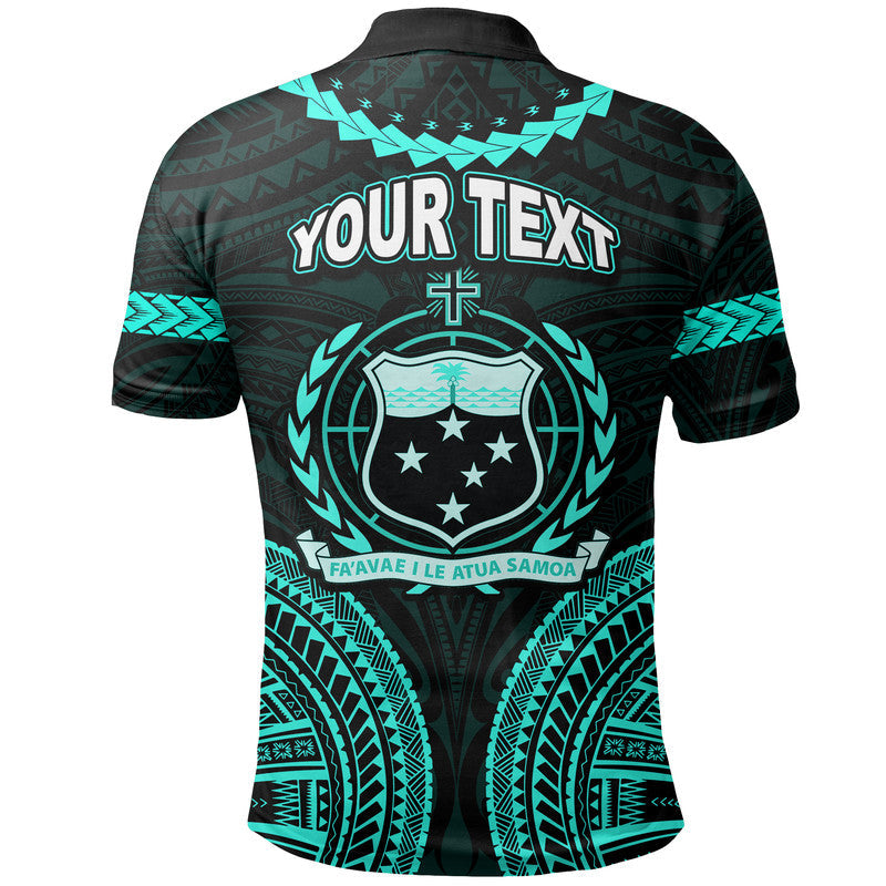 Custom Samoa Ula Nifo Tribal Polo Shirt Green Style LT6 - Wonder Print Shop
