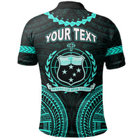 Custom Samoa Ula Nifo Tribal Polo Shirt Green Style LT6 - Wonder Print Shop