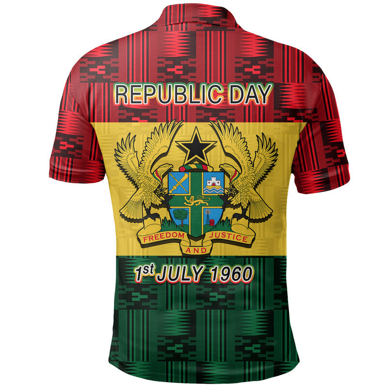 Ghana Republic Day Polo Shirt LT6 - Wonder Print Shop