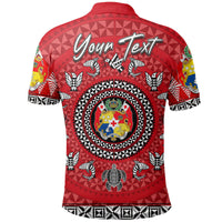 Custom Mate Maa Tonga Ngatu Fonu Rugby Polo Shirt LT6 - Wonder Print Shop