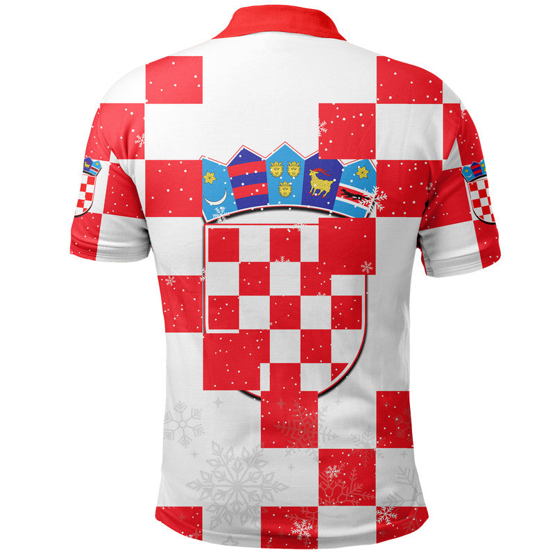 Croatia Christmas Santa Claus Dabbing Polo Shirt Replica Football Jersey LT6 - Wonder Print Shop