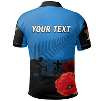 Custom ANZAC Day New Zealand Remembers Polo Shirt LT6 - Wonder Print Shop