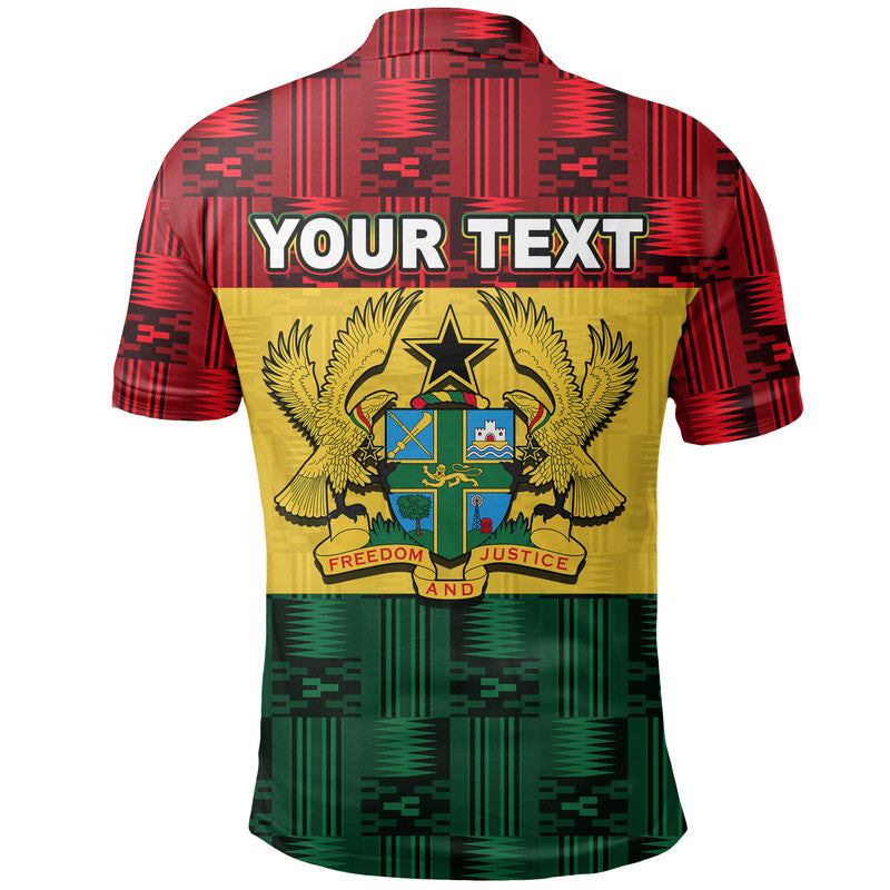 Custom Ghana Flag Mix Patterns Polo Shirt LT6 - Wonder Print Shop