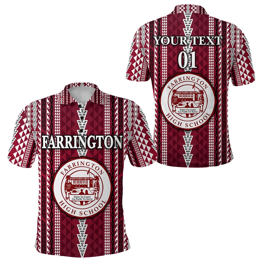 Custom Hawaii Farrington High School Polo Shirt Simple Style LT8 - Wonder Print Shop