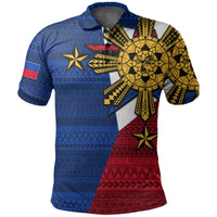 Custom Filipino Polo Shirt Tribal Flag Style LT6 - Wonder Print Shop