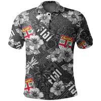 Hibiscus Fiji Polo Shirt Hawaii Style No.3 LT6 - Wonder Print Shop
