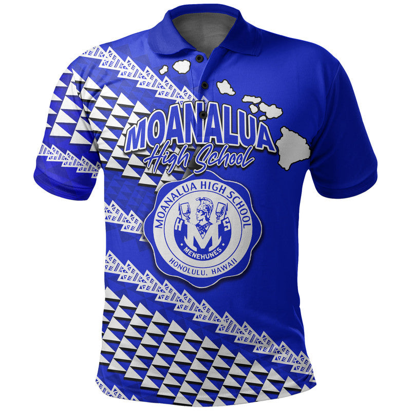 Custom Moanalua High School Hawaii Polo Shirt LT6 - Wonder Print Shop