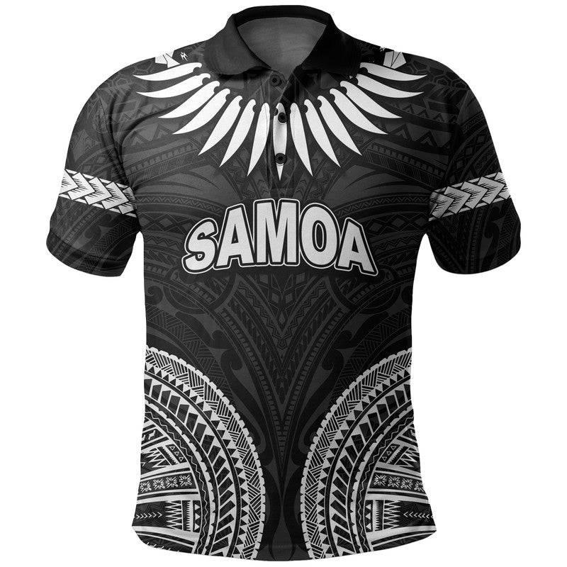 Custom Samoa Ula Nifo Tribal Polo Shirt White Style LT6 - Wonder Print Shop