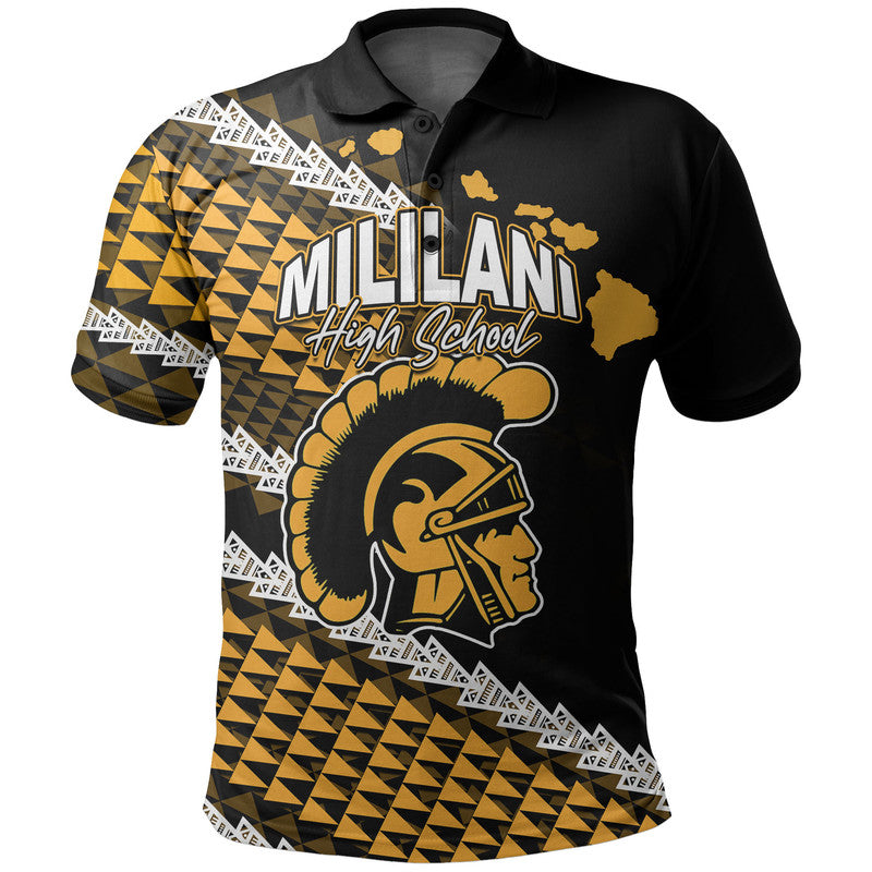 Custom Mililani High School Hawaii Polo Shirt LT6 - Wonder Print Shop