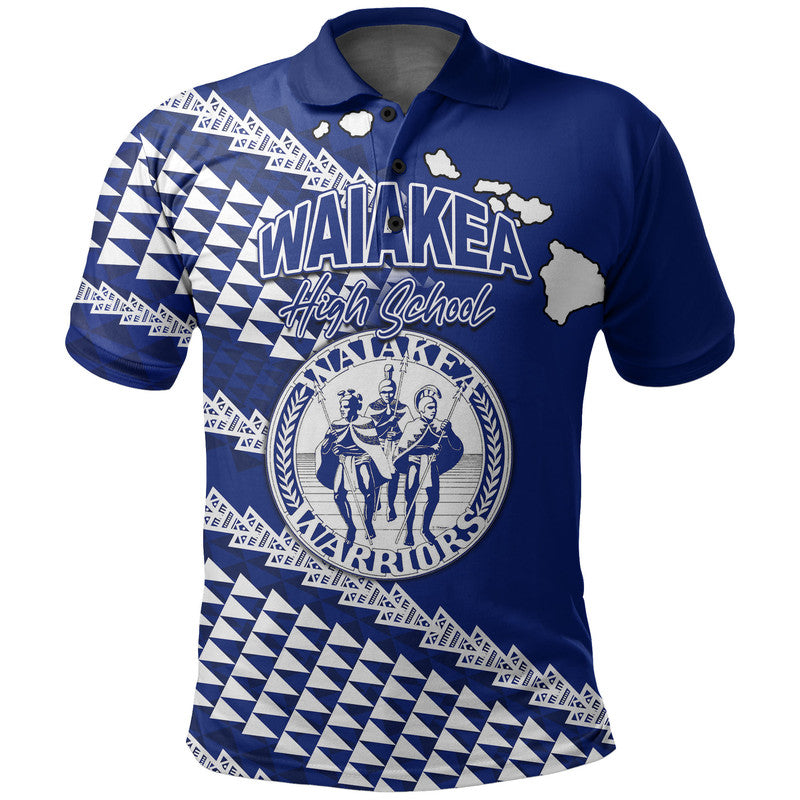 Custom Waiakea High School Hawaii Polo Shirt LT6 - Wonder Print Shop