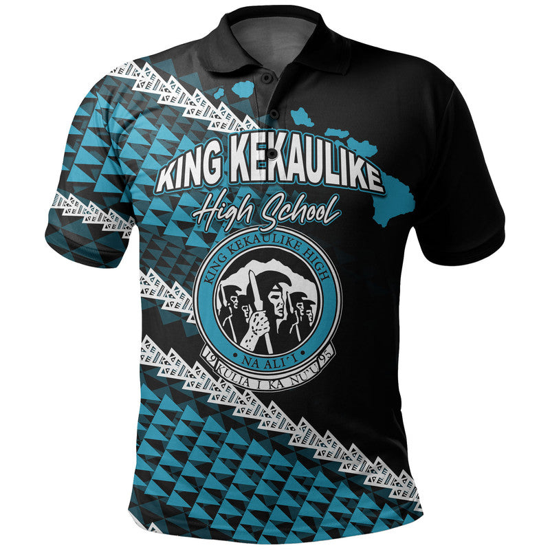 Custom King Kekaulike High School Hawaii Polo Shirt LT6 - Wonder Print Shop