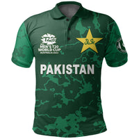 (Custom And Number) Pakistan Cricket Jersey Polo Shirt LT6 - Wonder Print Shop