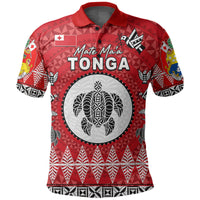 Custom Mate Maa Tonga Ngatu Fonu Rugby Polo Shirt LT6 - Wonder Print Shop