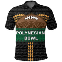 Custom Polynesian Bowl Polo Shirt Custom Text and Number LT4 - Wonder Print Shop