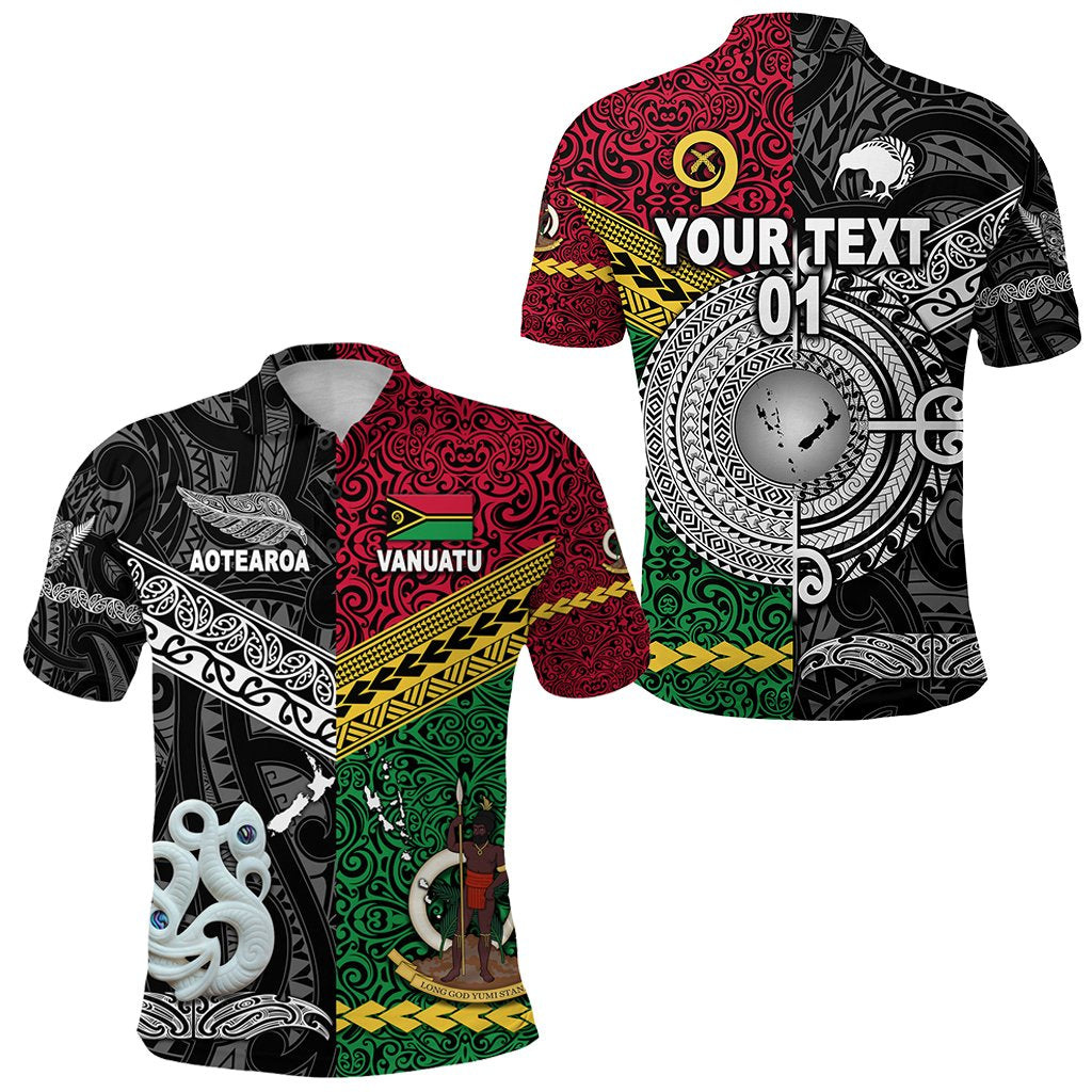 custom-personalised-vanuatu-and-new-zealand-polo-shirt-together-black-custom-text-and-number
