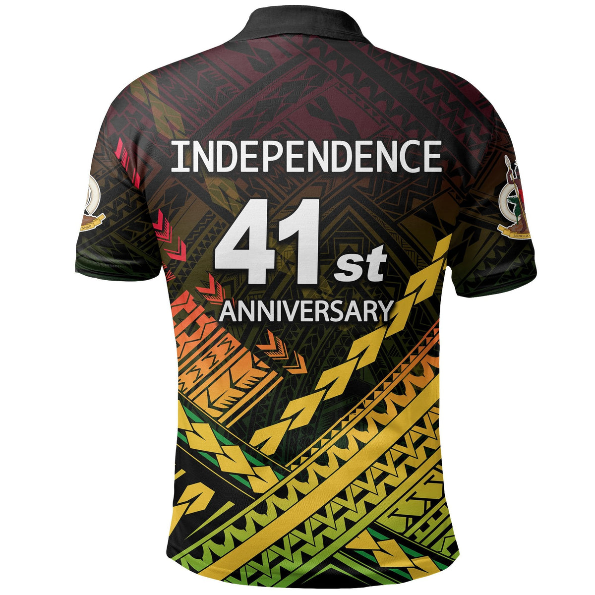 Vanuatu Polo Shirt Independence Day Polynesian Style LT6 - Wonder Print Shop