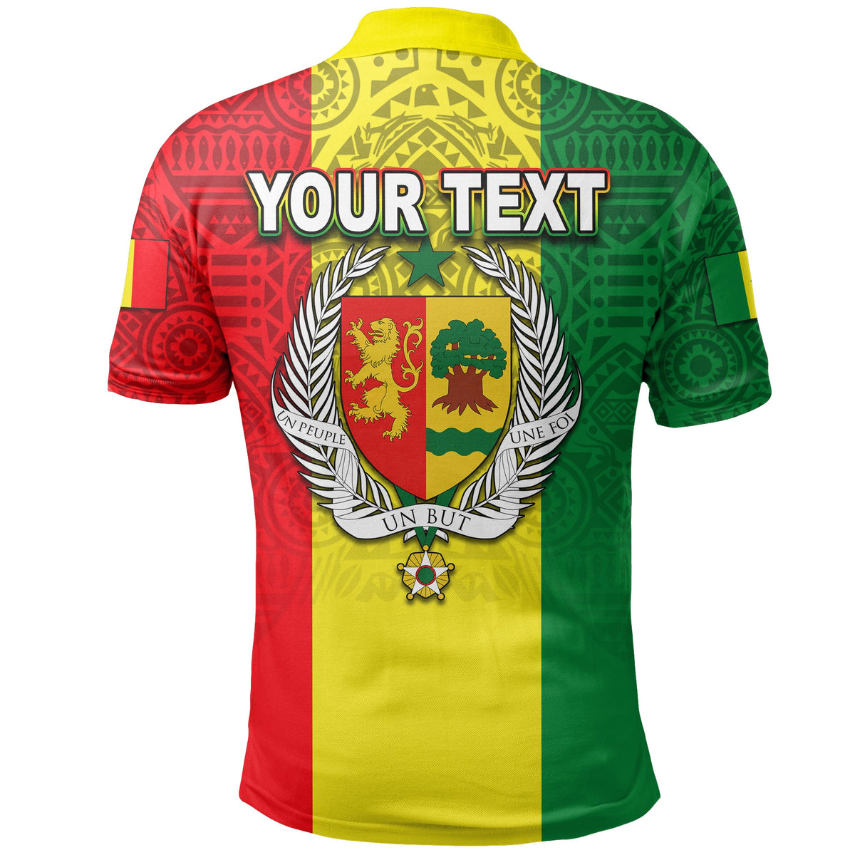 Custom Senegal Polo Shirt African Pattens LT6 - Wonder Print Shop