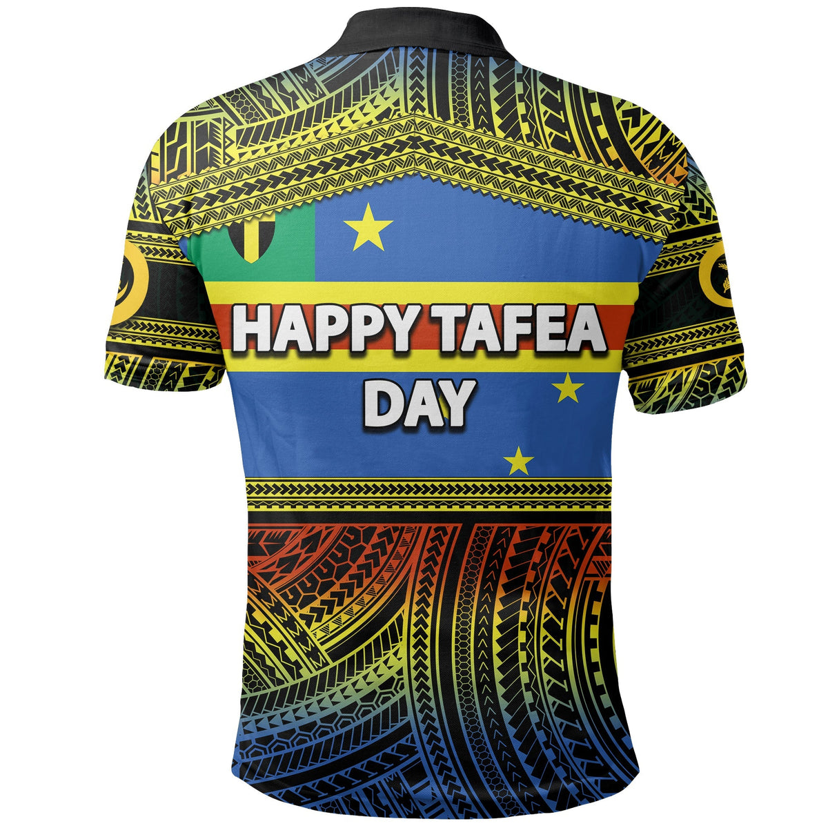 Tafea Day Polo Shirt Of Vanuatu Polynesian Patterns LT6 - Wonder Print Shop