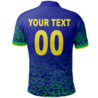 (Custom And Number) Brazil Polo Shirt Football 2022 LT6 - Wonder Print Shop