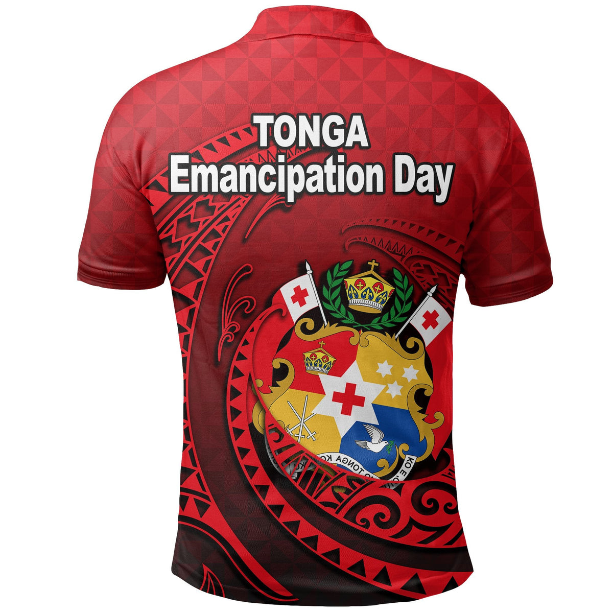 Tonga Polo Shirt Emancipation Day Kalia No.1 LT6 - Wonder Print Shop