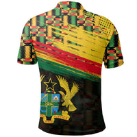 Ghana Polo Shirt Polygonal LT6 - Wonder Print Shop