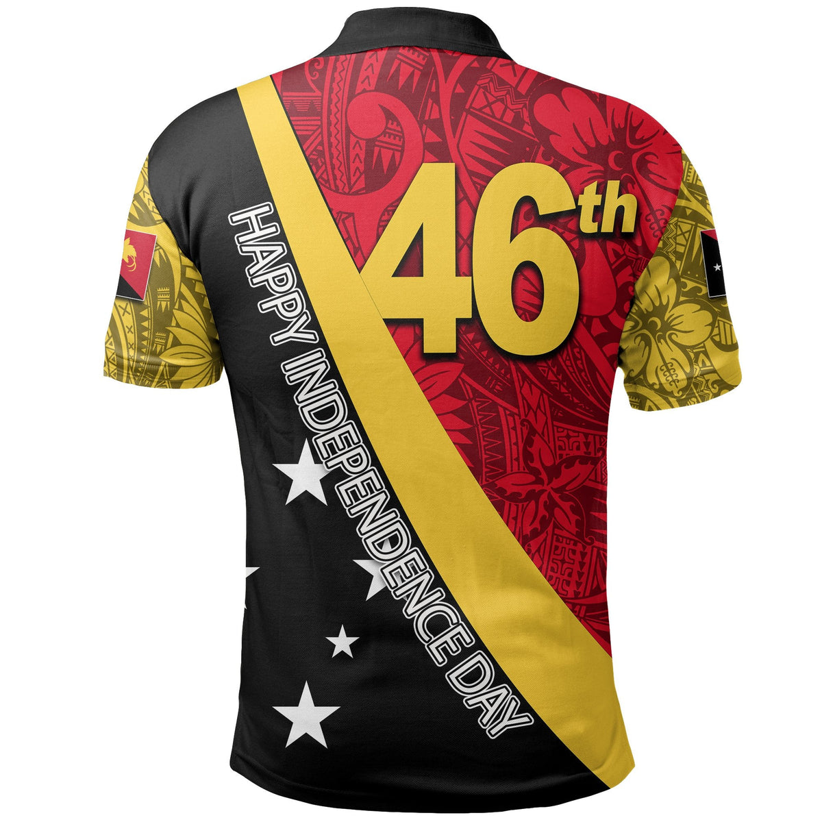 Papua New Guinea Polo Shirt Independence Day 46th LT6 - Wonder Print Shop