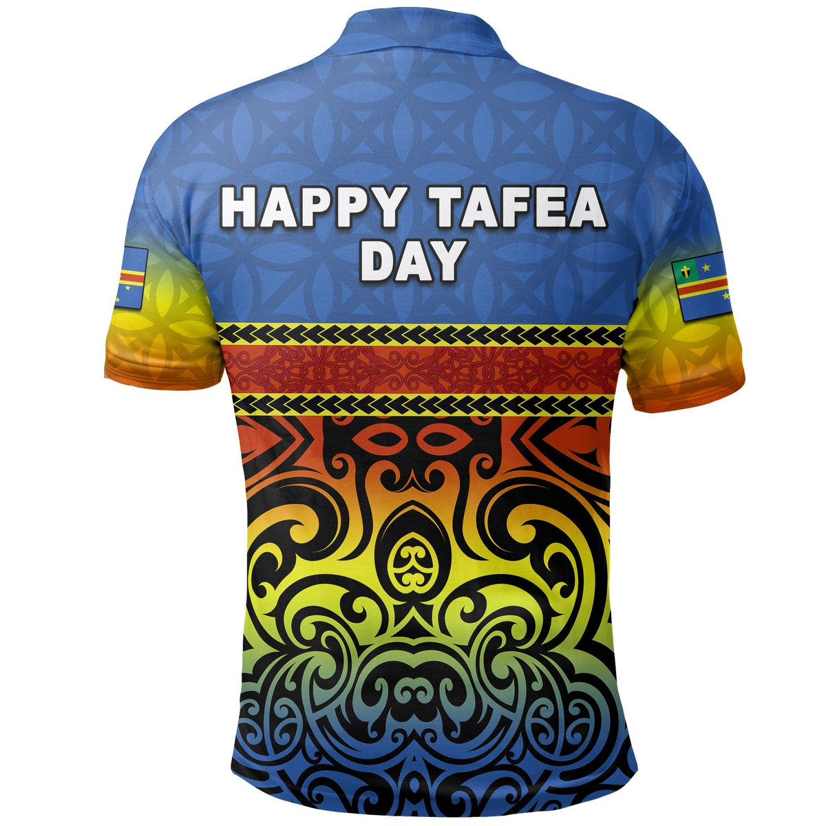 Tafea Day Polo Shirt Of Vanuatu Polynesian Flag Style LT6 - Wonder Print Shop