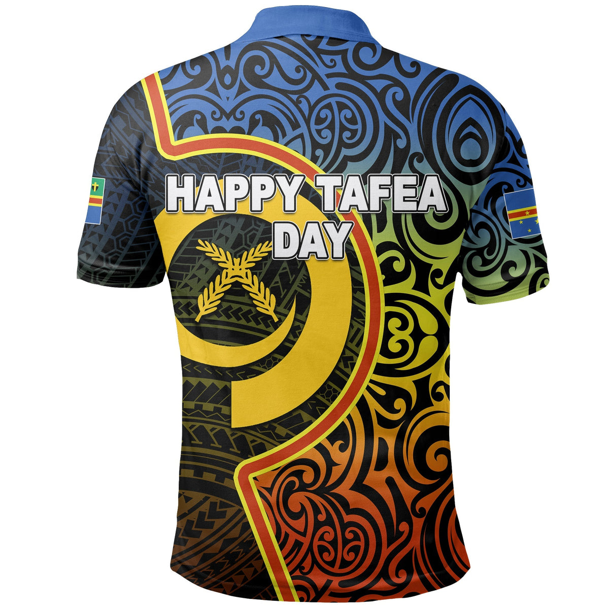 Tafea Day Polo Shirt Of Vanuatu Polynesian Flag Color LT6 - Wonder Print Shop