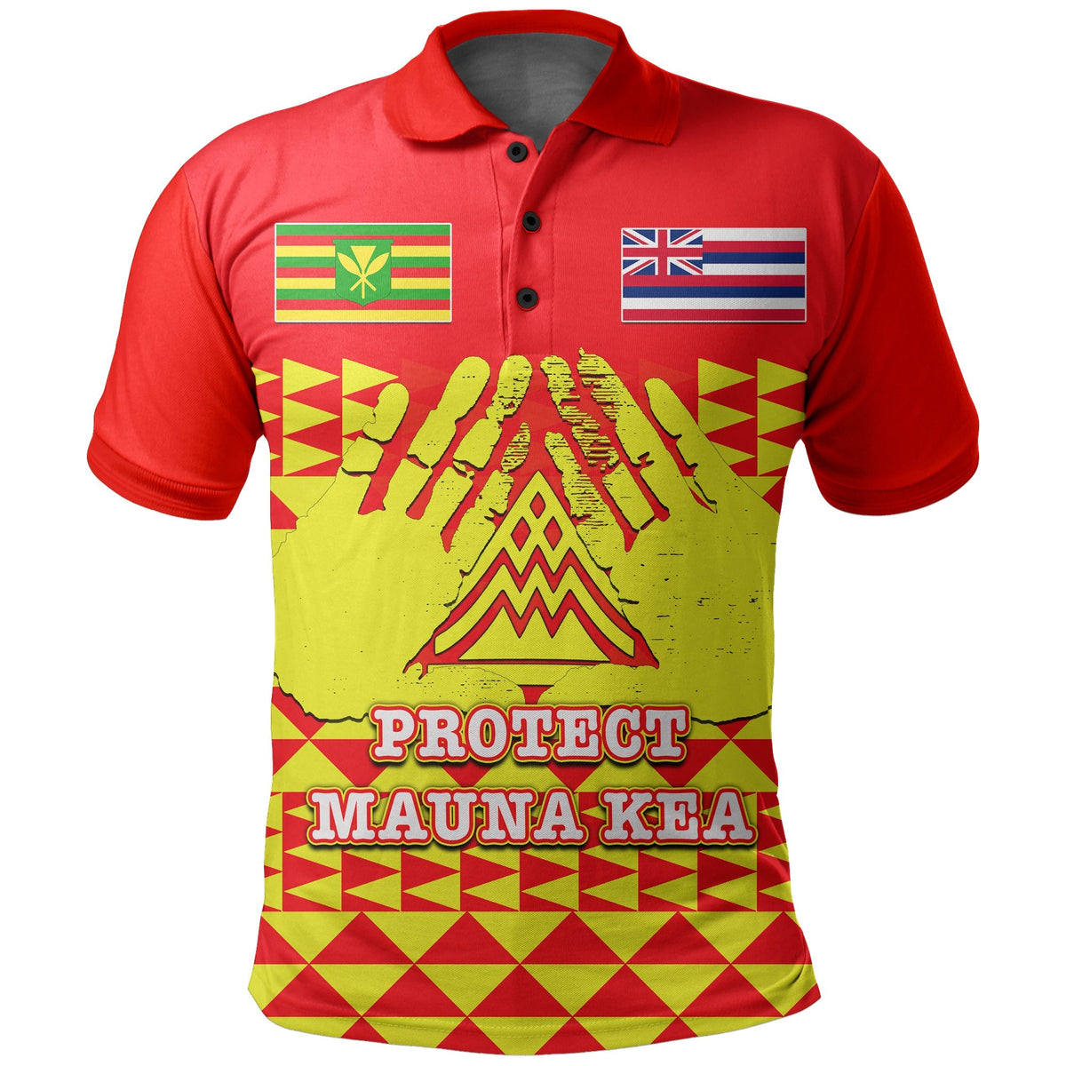 Custom Hawaii Polo Shirt Protect Mauna Kea LT6 - Wonder Print Shop