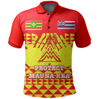 Custom Hawaii Polo Shirt Protect Mauna Kea LT6 - Wonder Print Shop