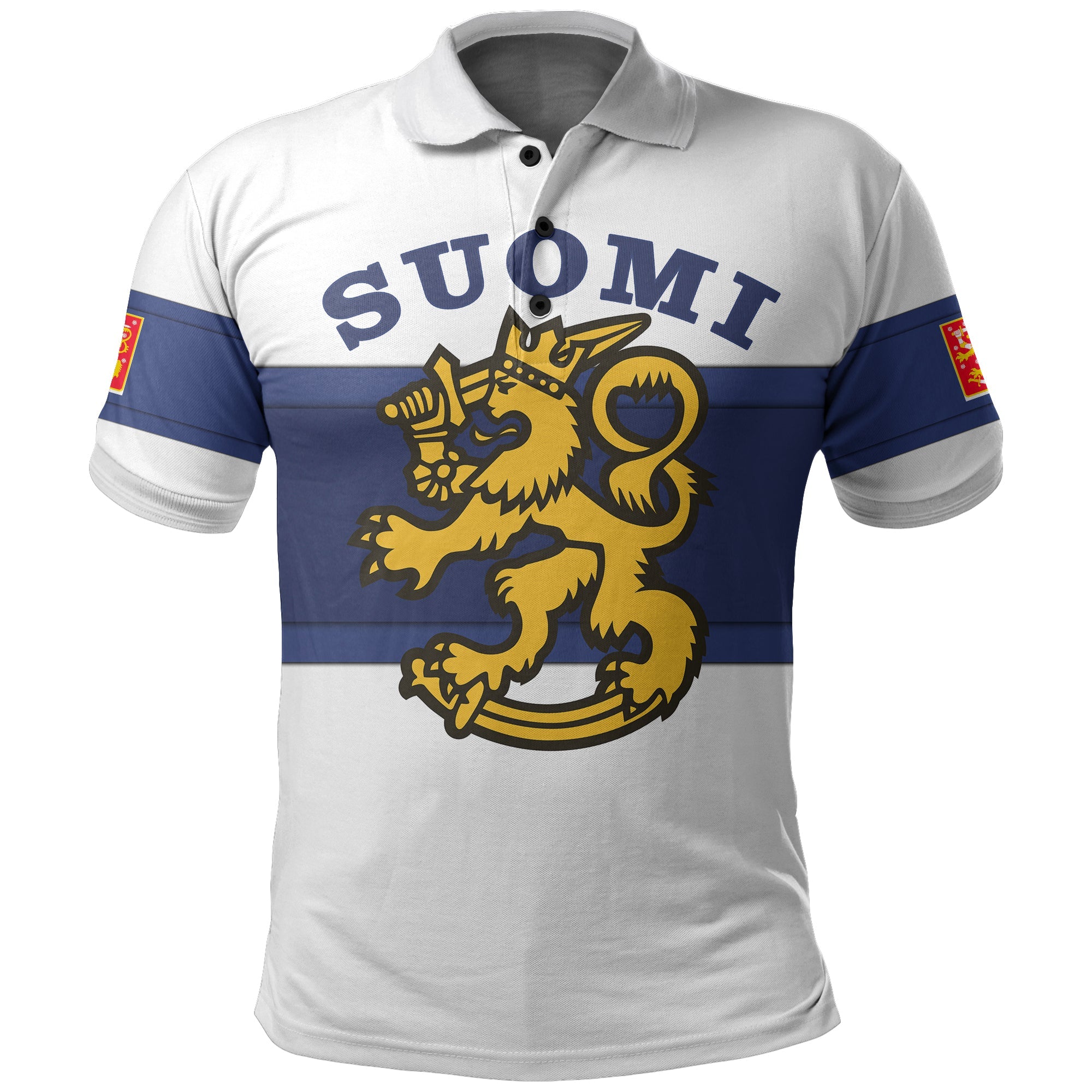 custom-personalised-and-number-finland-hockey-suomi-polo-shirt-white