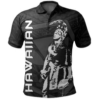 Polynesian Helmet Kanaka Warrior Hawaii Polo Shirt LT6 - Wonder Print Shop
