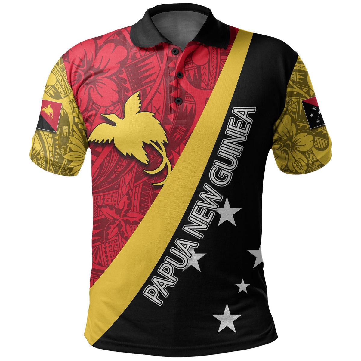 Papua New Guinea Polo Shirt Independence Day 46th LT6 - Wonder Print Shop